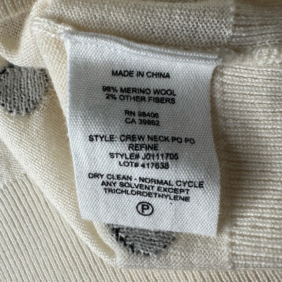 Theory Polka Dot Sweater. Size P - Picture 4 of 5
